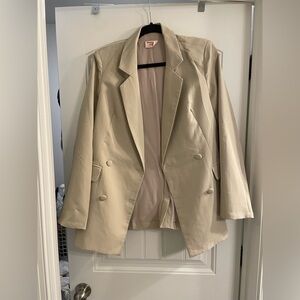 Boohoo Tan Blazer